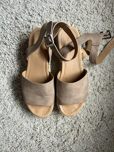 Soda Tan Platform Sandals