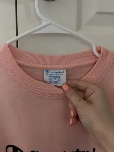 Champion Reverse Weave Light Pink crewneck