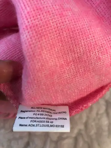 Groovy Pink Fuzzy Downtown Retro Disco Vibes Hat SZ S/M Very Cool Hat