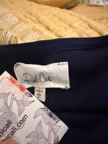 Rahi Cali NWT Dark Purple Beaded Tie Open Back Women's Top