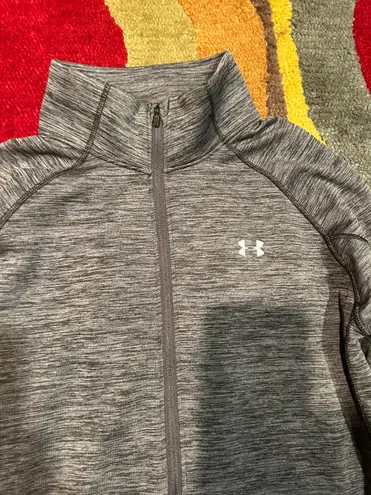 Under Armour HeatGear Light Fleece Lined Grey Quarter Zip Sweatshirt Women’s S