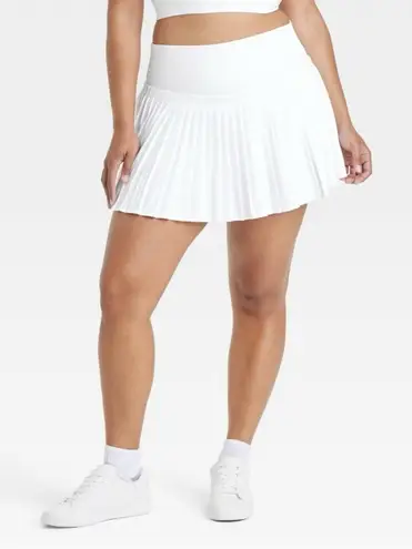 Joy Lab White Pleated Skort NWT Women’s Size Large