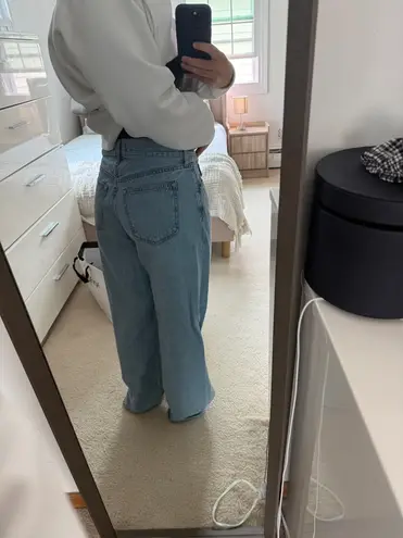 Abercrombie & Fitch Abercrombie curve love low rise loose jean - Image 3