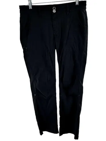 prAna Halle Pants Stretch Zion DWR Relaxed Fit Straight Mid Rise Gray 8R