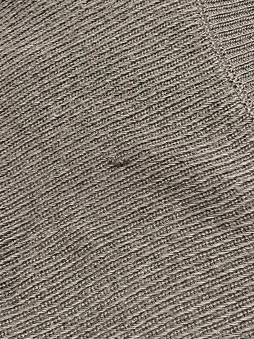 Soft Surroundings Grey Knit Pullover Sweater, V-Neck, Size S Acrylic-Wool-Alpaca