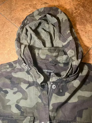Dear John Camo Utility Jacket Size XS