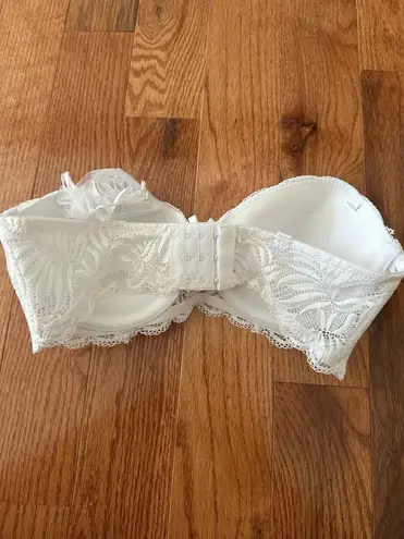 Adrienne Vittadini NWT Studio Everyday White Bra Lace Underwire, Sz 34C