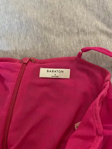 Babaton NWOT Aritzia  Pink Mesh Top