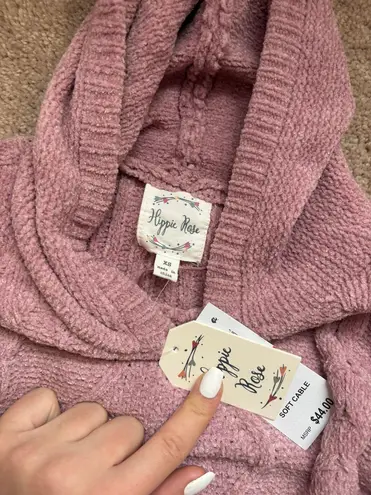 Hippie Rose Sweater Pink - Image 3