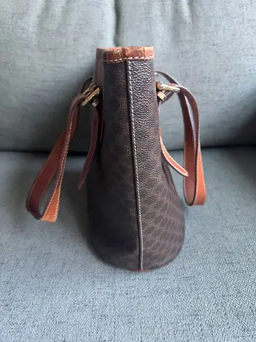 CELINE Macadam Bucket Vintage Tote Bag