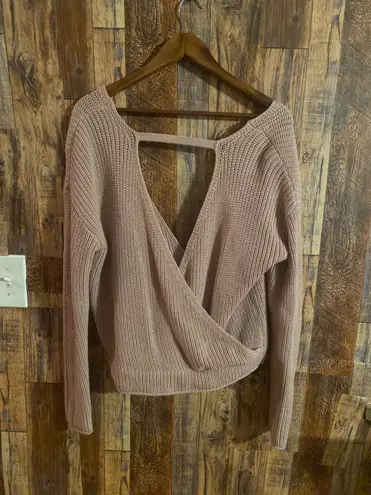 Moon & Maddison Pink sweater size small