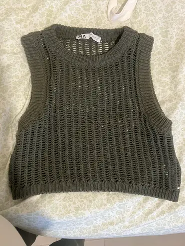 ZARA Cropped Sweater