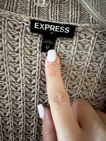 EXPRESS Cream Cardigan