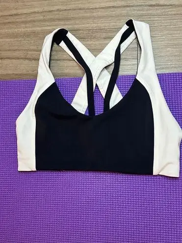 Lululemon Vintage  Sweat Times Bra - Black/White - 6