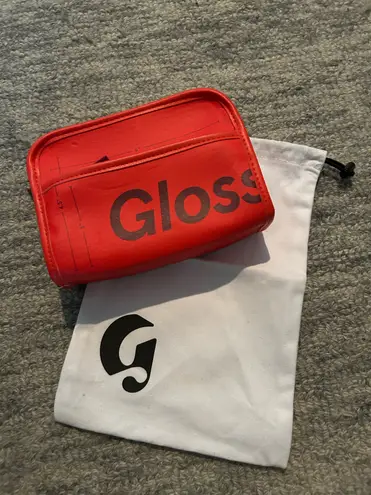 Glossier Mini Beauty Bag Red