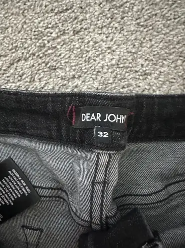 Dear John Black Jean Shorts