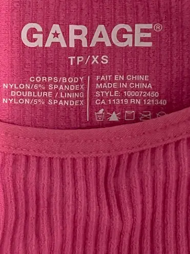 Garage Pink Crop Top