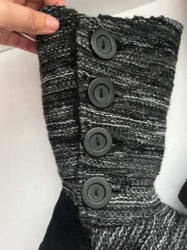 Women 100% Acrylic Knit Side Buttons Pull