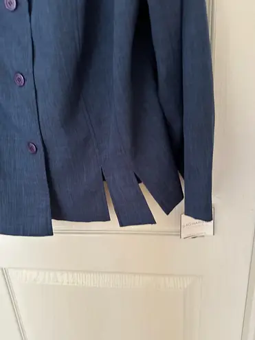 Sag Harbor Vtg NWT Woman’s Navy Blazer Three Buttons Business Preppy, Sz 20W