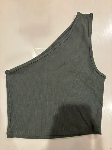 ZARA one shoulder tank top