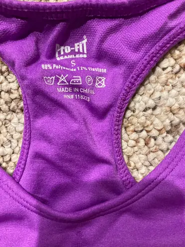 Pro-Fit Purple Sports Bra Small