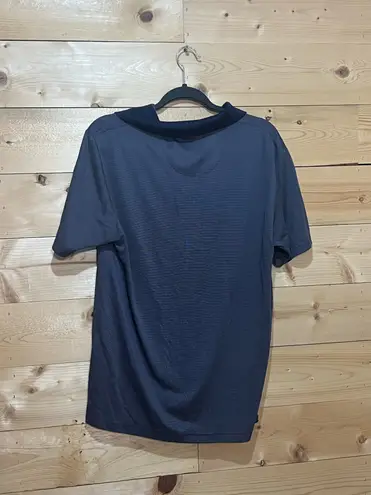 PGA Tour Men’s Navy Golf Polo Size Medium Short Sleeve For Golf Casual Wear