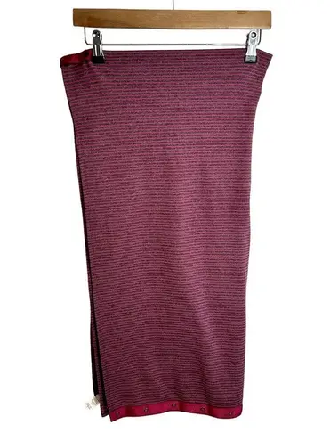 Lululemon  Vinyasa Scarf *Rulu Hyper Stripe Heathered Bordeaux Drama Bumble Berry