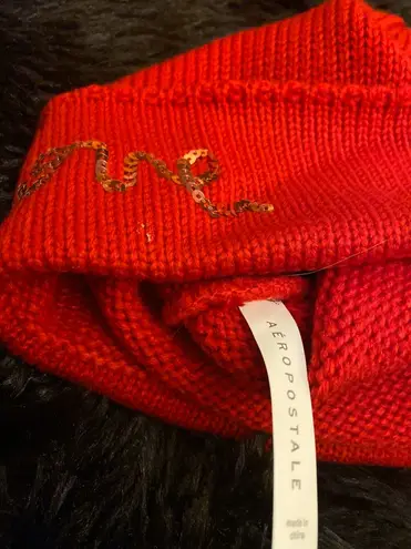 Aeropostale Red Beanie 