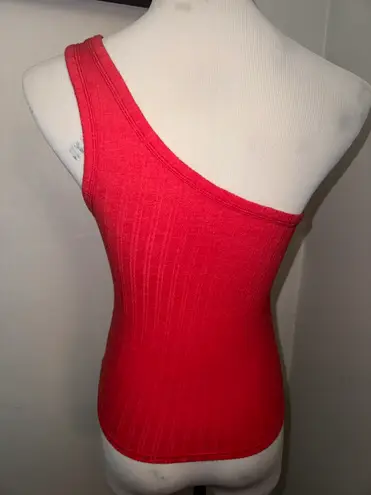 American Eagle one shoulder ribbed tank top