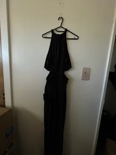 A.L.C. Nwot Libra Maxi Dress 6 Small Black Halter Cutout A-Line Formal