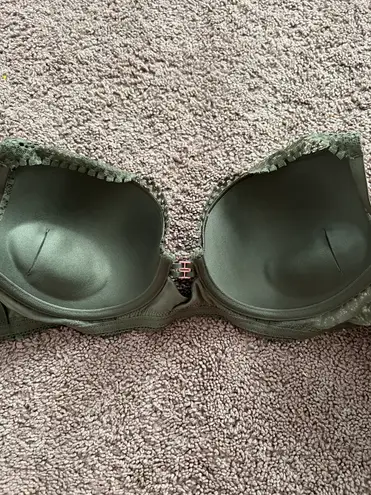 Aerie Green Lace Push Up Bra