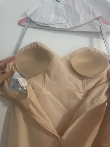 Alfred Angelo strapless sweetheart neckline Bridesmaid dress in color Champagne