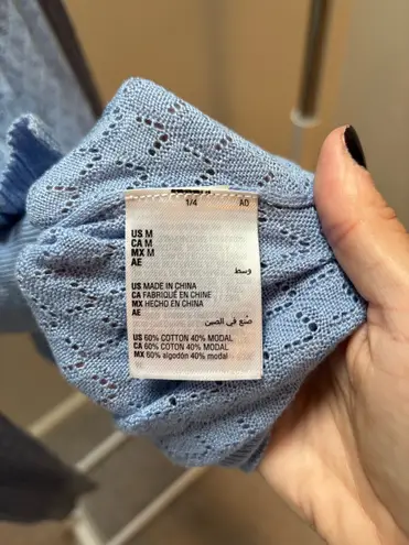 On 34th Pointelle Ruffle