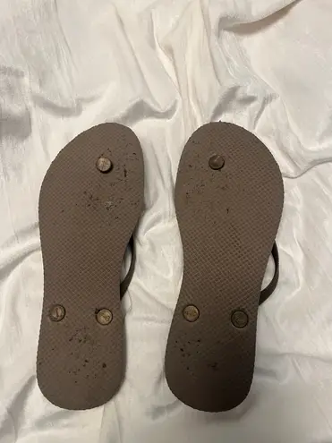 Old Navy Brown Flip Flops