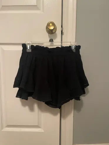 Aerie black rock n’ ruffle skort