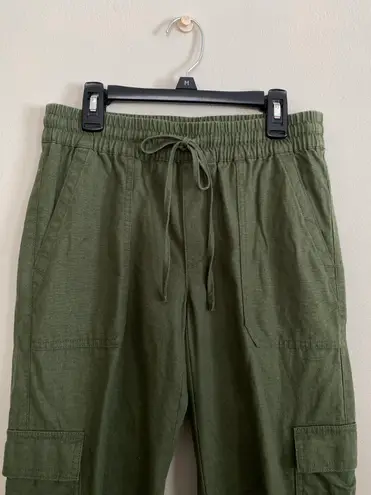 J.Crew  Linen Cargo Ankle Pants