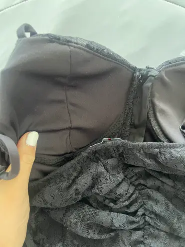 Moa Moa New with tags Women's Black Corset Lace Top