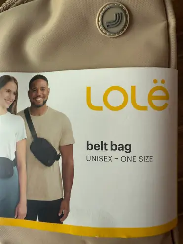 Lole Unisex Belt Bag Black Crossbody Fanny Pack Waist Bag new 100% authentic