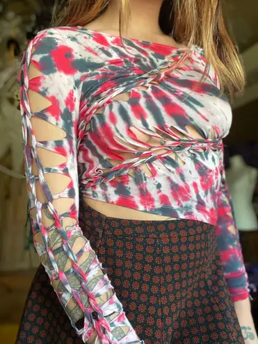 Sexy Shredded Shirt Unique Handmade