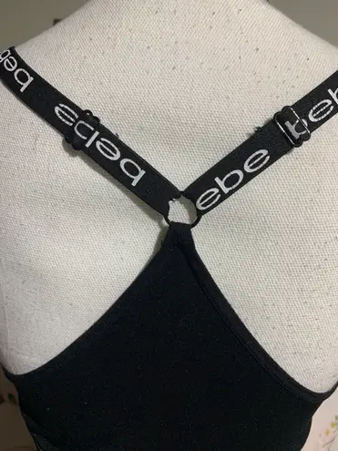 Bebe Black Sports Bra