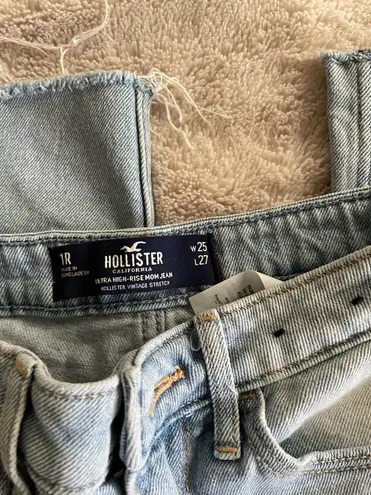 Hollister Light Wash Ripped Jeans