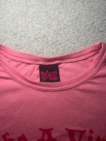 Wish 1984 VTG Rare Like A Virgin Pink T-Shirt
