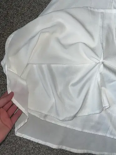 White Cami Sundress Graduation Dress Cut Out Size M