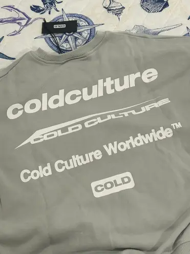 Cold Culture Light Grey Sweatshirt Gray Size M