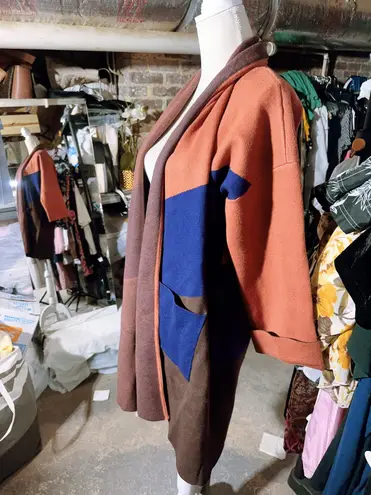 Dor Dor Couture long sleeve jacket sweater overall cardigan Brown