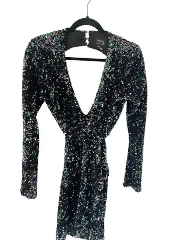 Bardot Jenny Mini Party Dress in Elctrc Sqn