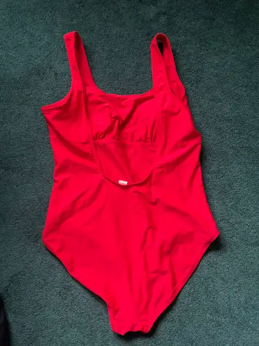 No Boundaries Red One Piece Swimsuit