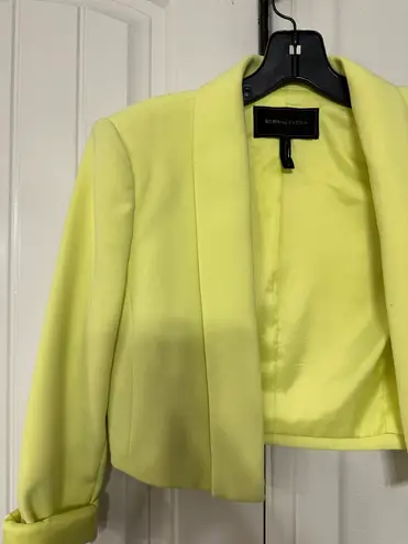 BCBGMAXAZRIA Yellow Blazer