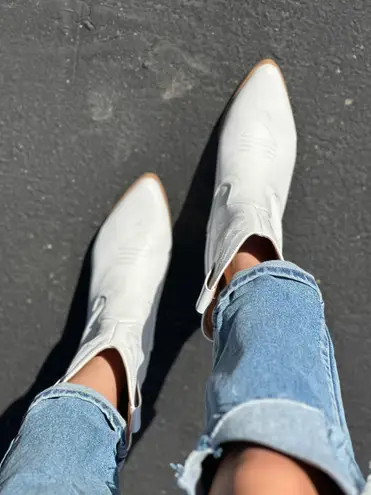 Soda White High Top Cowboy Boot