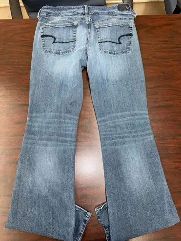 American Eagle Super Stretch Kick Boot Denim Jeans Size 12 Long